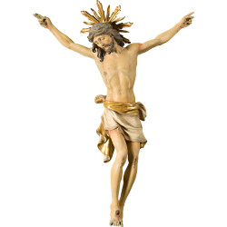 Cristo Pisa con aureola